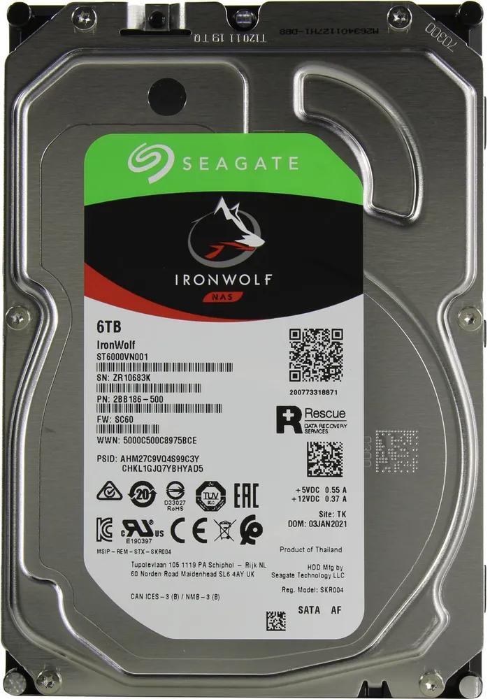 

Seagate Жесткий диск Seagate Original SATA-III 6Tb