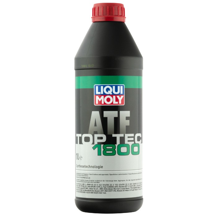 

Масло трансмиссионное Liqui Moly Top Tec для АКПП, синтетическое, ATF 1800, 3687, 1 л, ATF 1800