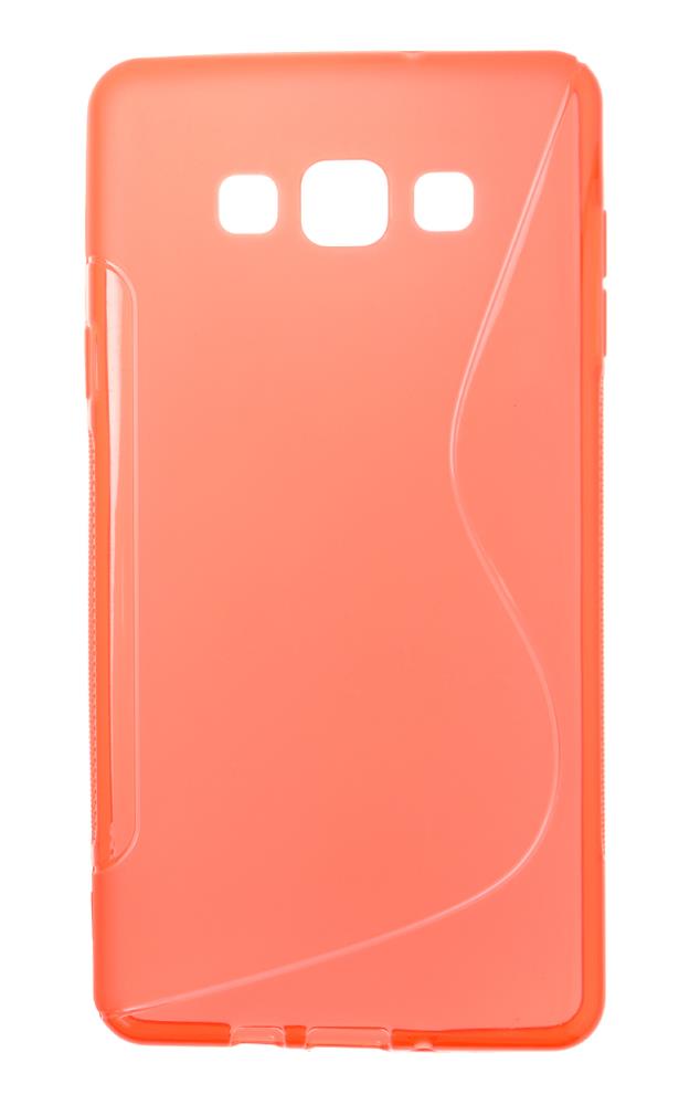 Чехол силиконовый для Samsung Galaxy A7 S-Line TPU (Красный)