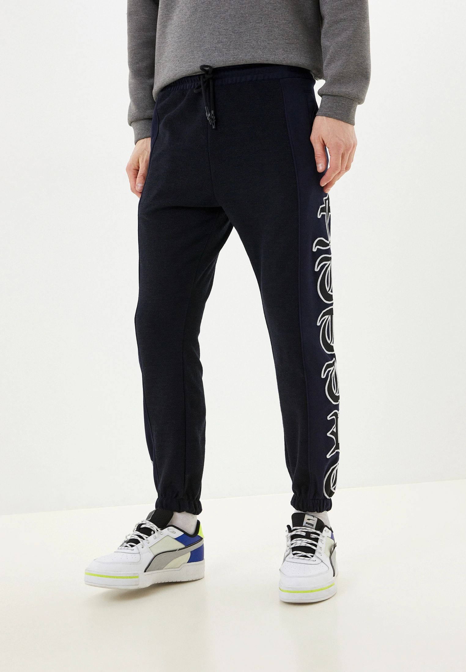 Спортивные брюки мужские BLACKSI 5402 синие XL