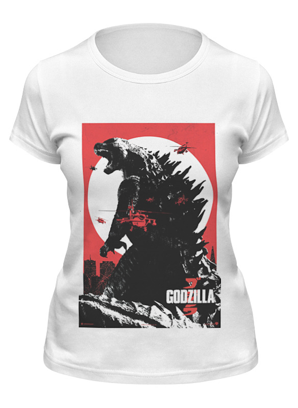 

Футболка женская Printio Godzilla белая M, Белый, Godzilla