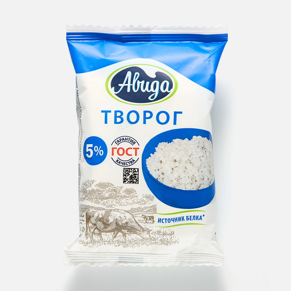 Творог Авида 5% 180 г бзмж