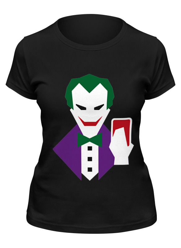 

Футболка женская Printio Джокер (joker) черная 2XL, Джокер (joker)