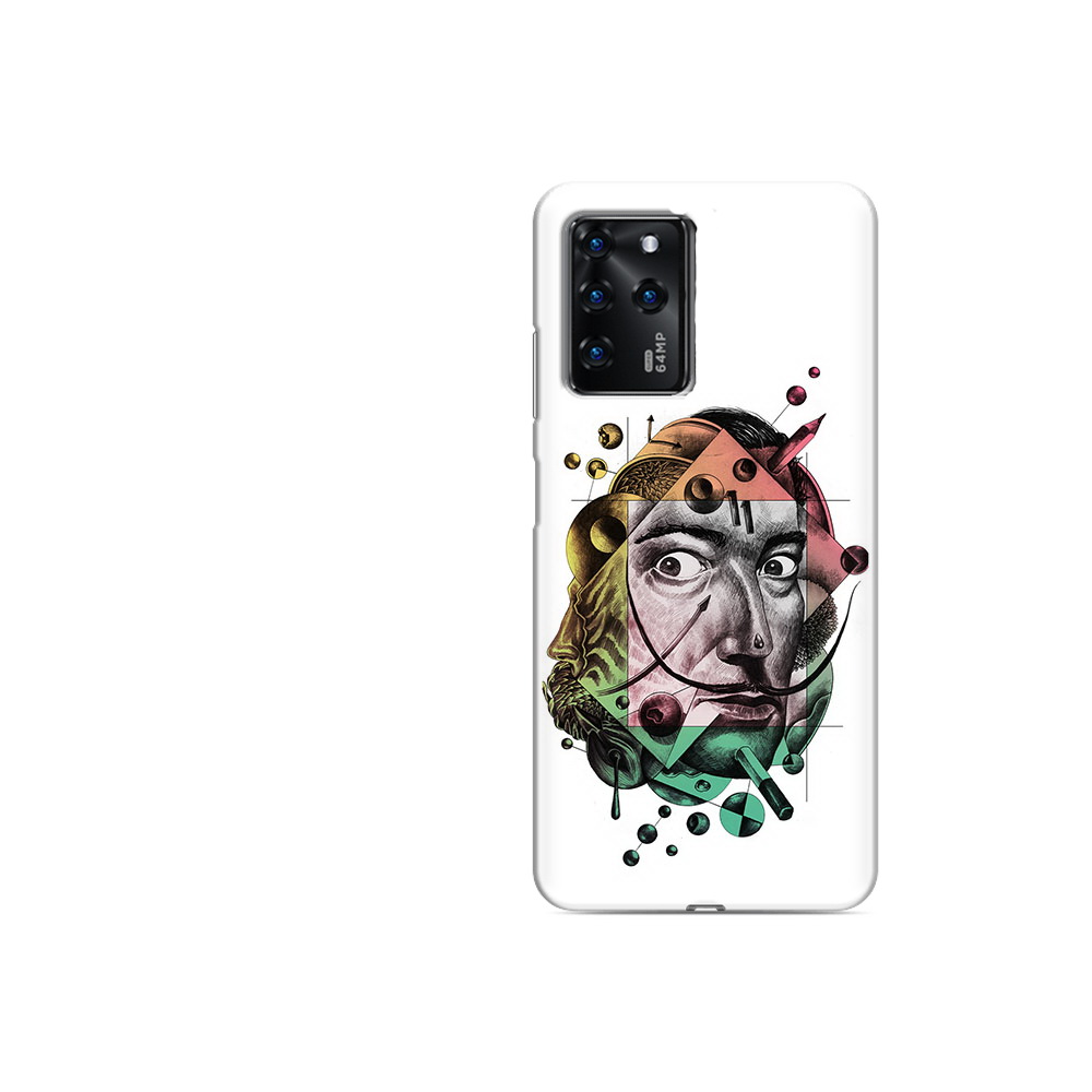 

Чехол MyPads Tocco для ZTE Blade V30 Vita разноцветное лицо абстракция (PT224728.460.570), Прозрачный, Tocco