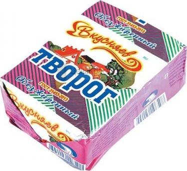 

Творог Вкусняев 1,8% 250 г бзмж