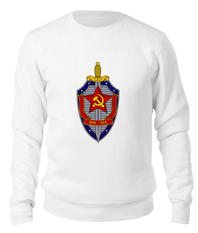 

Свитшот унисекс Printio Кгб белый L, Кгб