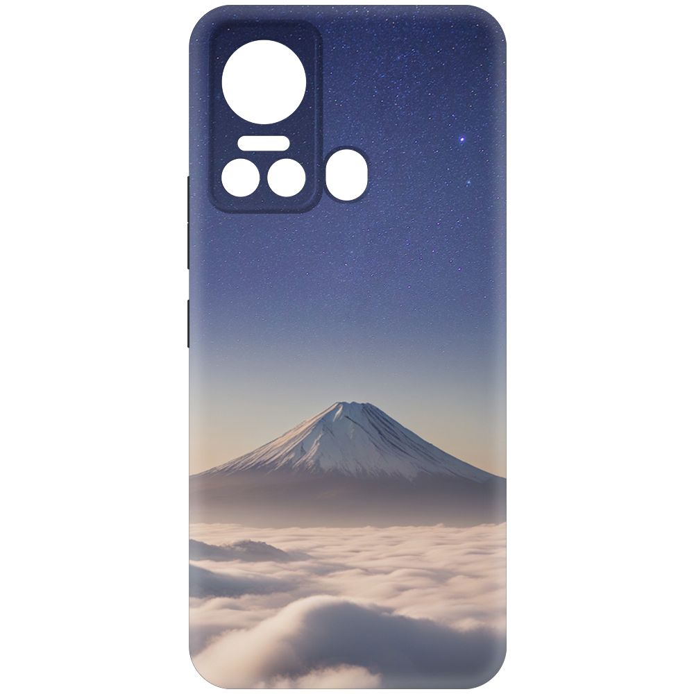 

Чехол-накладка Krutoff Soft Case Япония, Фудзияма для ITEL Vision 5 черный