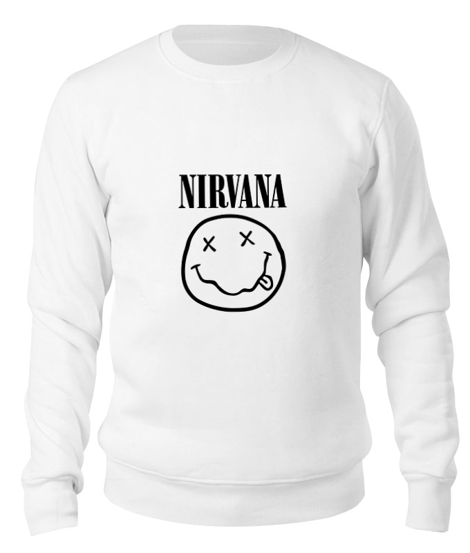 

Свитшот унисекс Printio Nirvana (нирвана) белый L, Nirvana (нирвана)