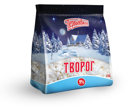 

Творог Первый вкус Деревенский 9% 230 г бзмж