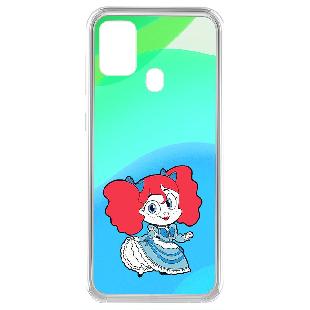 фото Чехол-накладка krutoff clear case хаги ваги - кукла поппи для samsung galaxy a21s (a217)