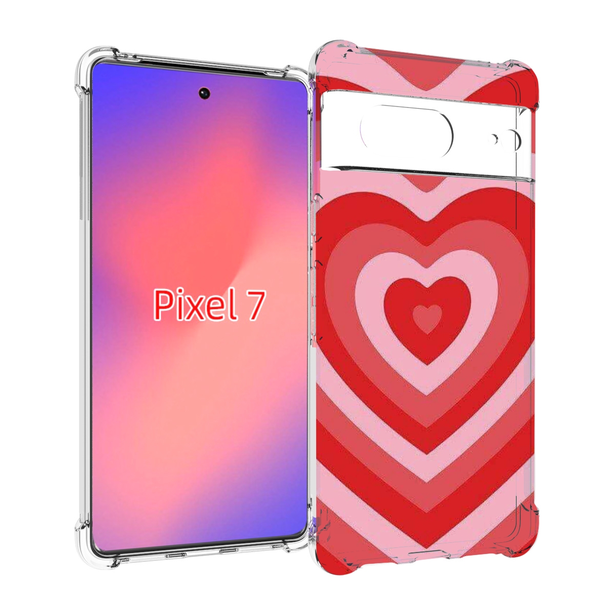 

Чехол Mypads Завораживающее Сердце Женский Для Google Pixel 7, Прозрачный, Tocco