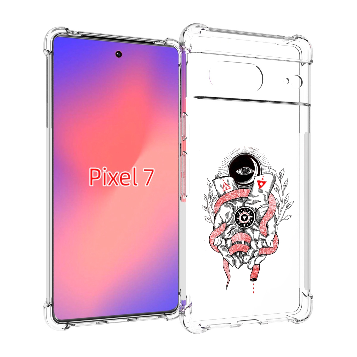 

Чехол Mypads Абстрация Связанные Руки Для Google Pixel 7, Прозрачный, Tocco