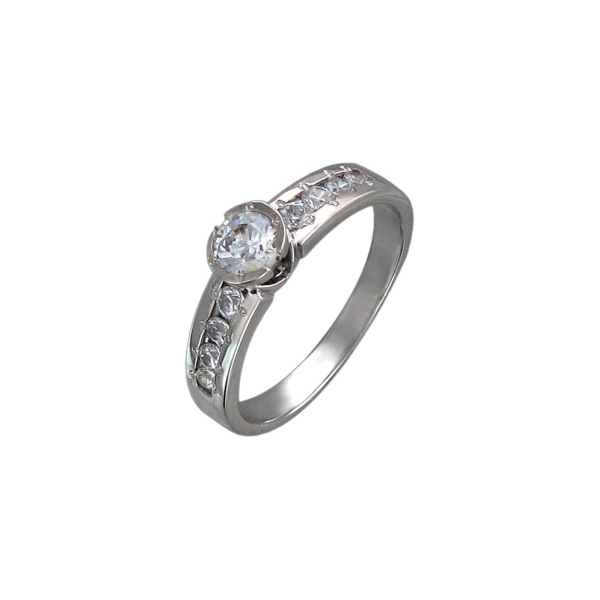 

Кольцо из серебра с фианитом р. 18 Эстет У15К150078, У15К150078