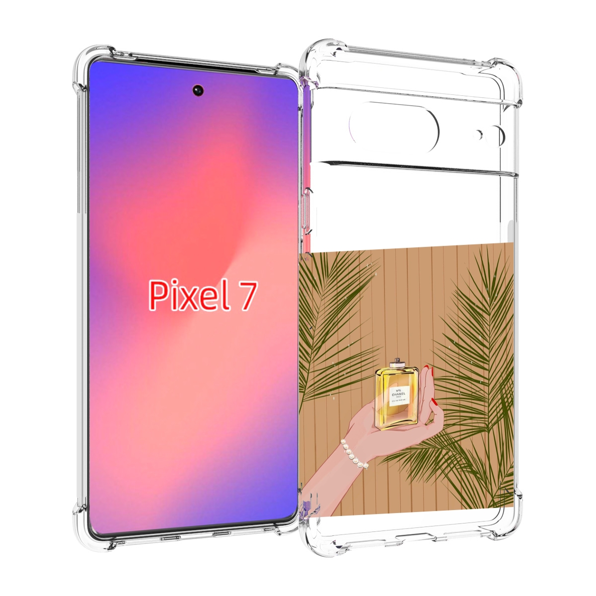 

Чехол Mypads Запах-Шанель-Номер-5 Для Google Pixel 7, Прозрачный, Tocco