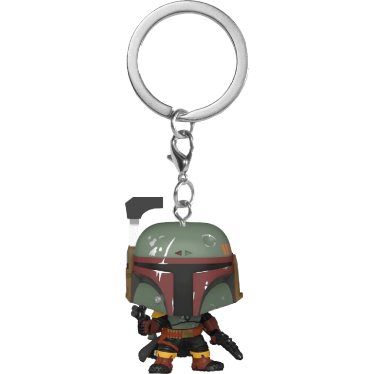 фото Брелок funko pocket pop! keychain: star wars: book of boba fett: boba fett