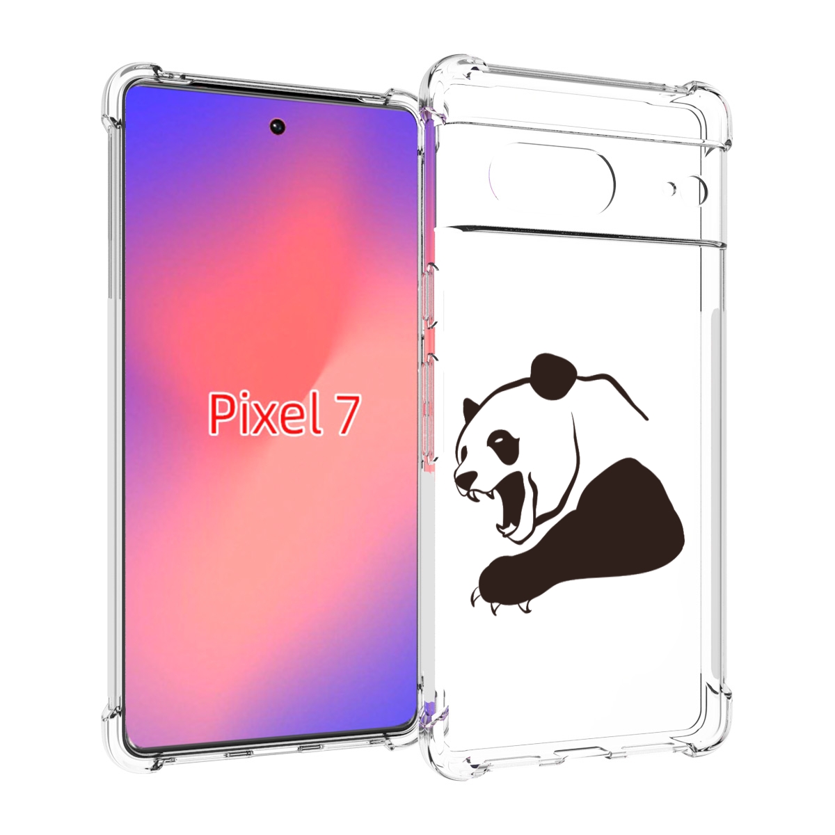 

Чехол Mypads Злая-Панда Для Google Pixel 7, Прозрачный, Tocco