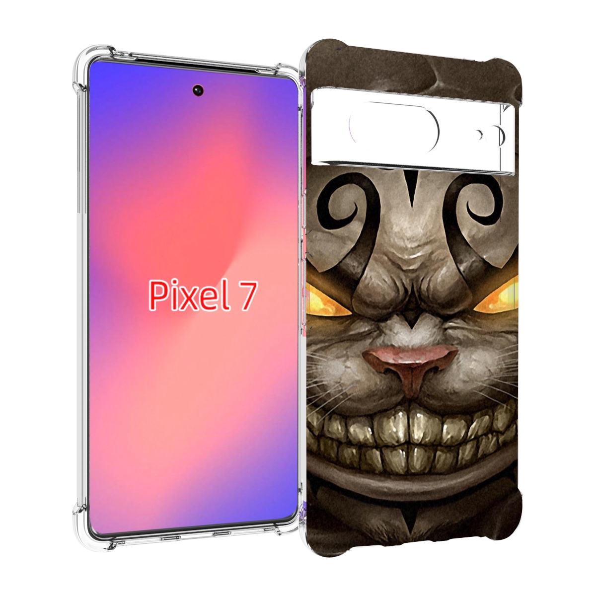 

Чехол Mypads Злой Котик С Желтыми Глазами Для Google Pixel 7, Прозрачный, Tocco