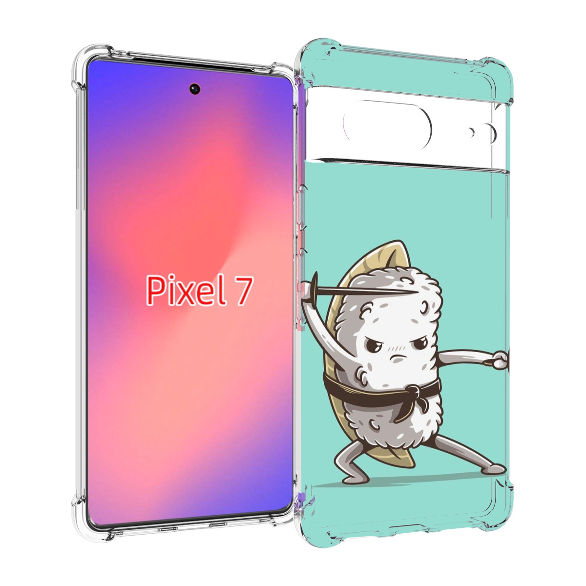 

Чехол Mypads Злой Суши Детский Для Google Pixel 7, Прозрачный, Tocco