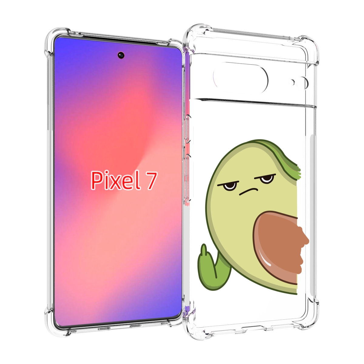 

Чехол Mypads Злой-Авокадо Для Google Pixel 7, Прозрачный, Tocco