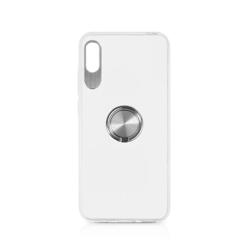 

Чехол с кольцом-держателем для Huawei Honor 8S/Y5 (2019) hwTRing-03 (silver), Чехол с кольцом-держателем для Huawei Honor 8S/Y5 (2019) DF hwTRing-03 (silver)