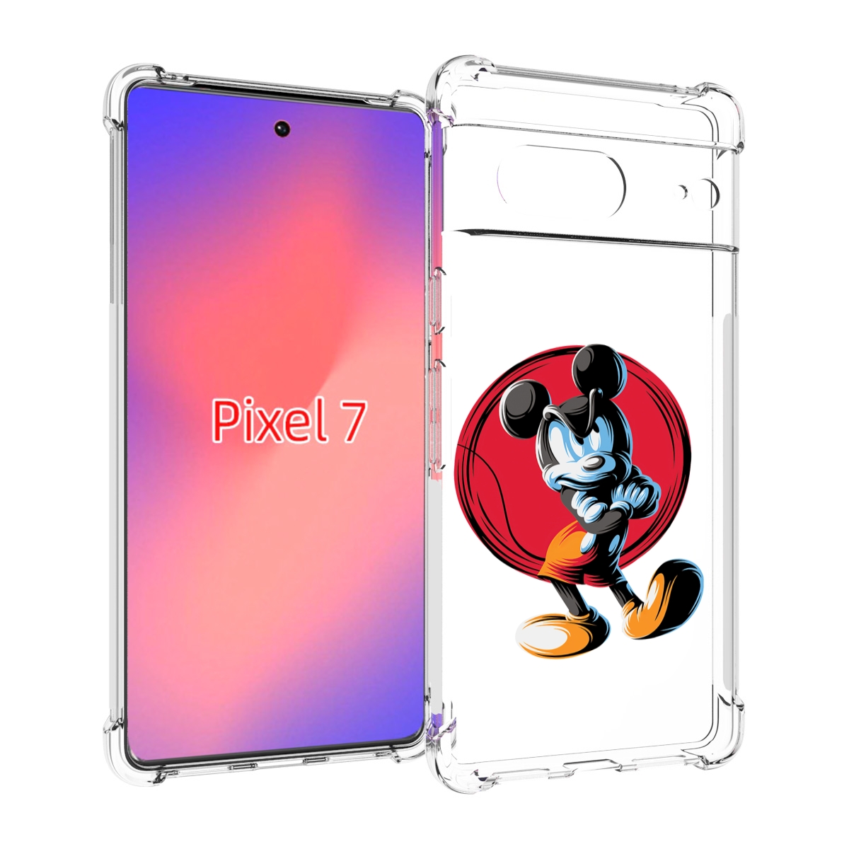 

Чехол Mypads Злой-Микки Для Google Pixel 7, Прозрачный, Tocco