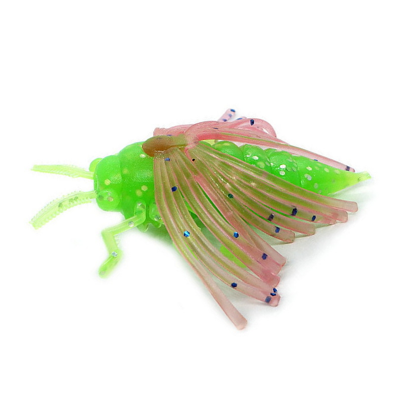 

Приманка Kosadaka May Bug 40 3шт., цвет PG, Розовый;зеленый, May Bug