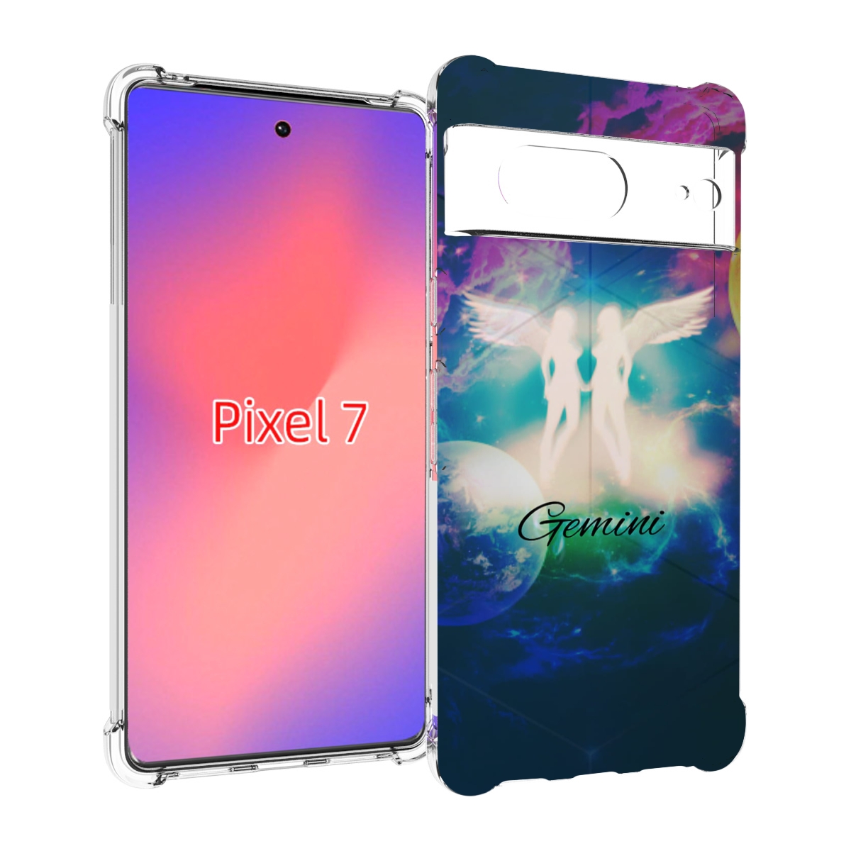 

Чехол Mypads Знак Зодиака Близнецы 3 Для Google Pixel 7, Прозрачный, Tocco
