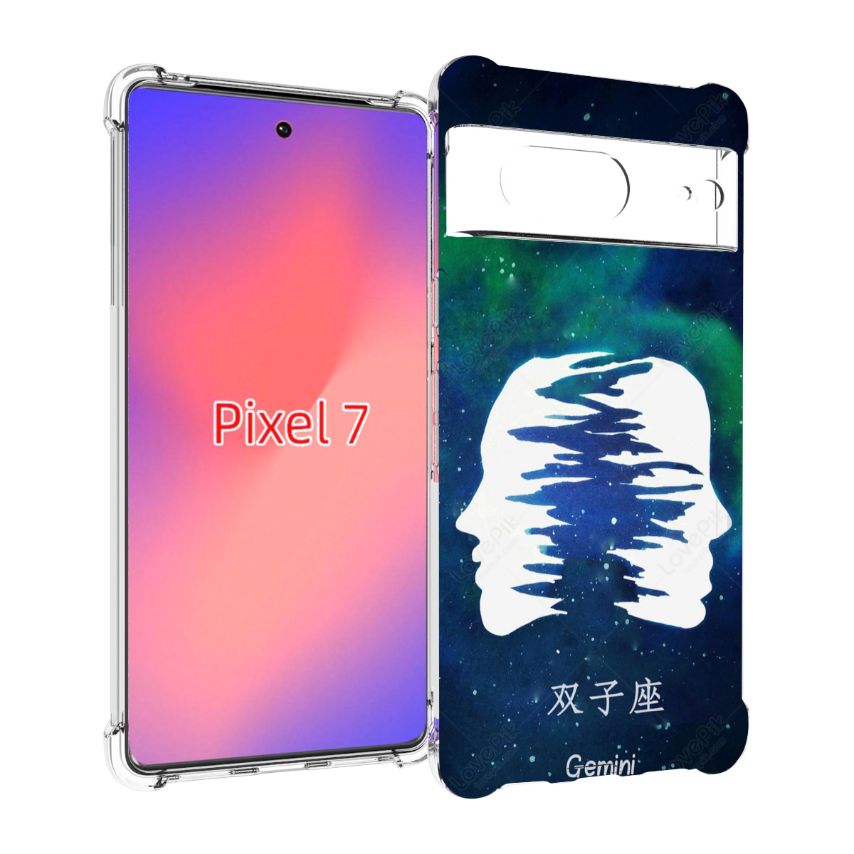 

Чехол Mypads Знак Зодиака Близнецы 6 Для Google Pixel 7, Прозрачный, Tocco