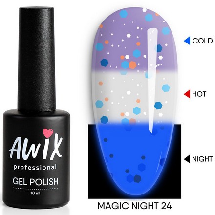 

Гель-лак Awix Professional Magic Night №24