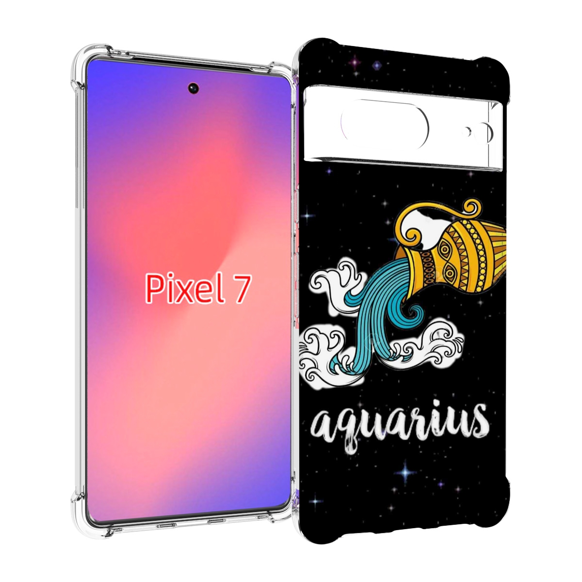 

Чехол Mypads Знак Зодиака Водолеи 2 Для Google Pixel 7, Прозрачный, Tocco