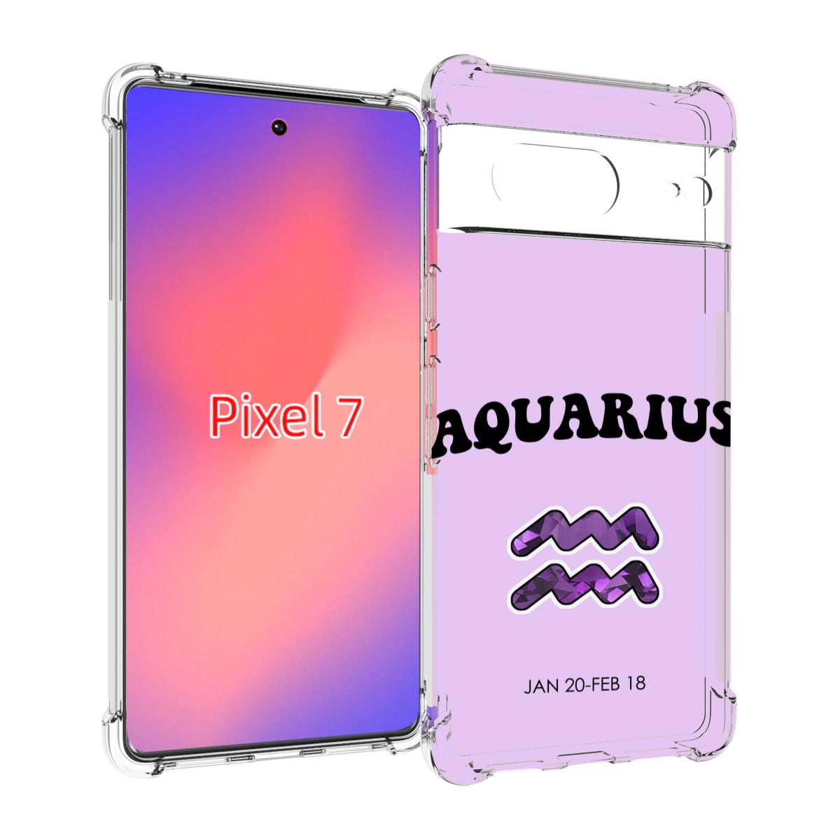 

Чехол Mypads Знак Зодиака Водолеи 4 Для Google Pixel 7, Прозрачный, Tocco