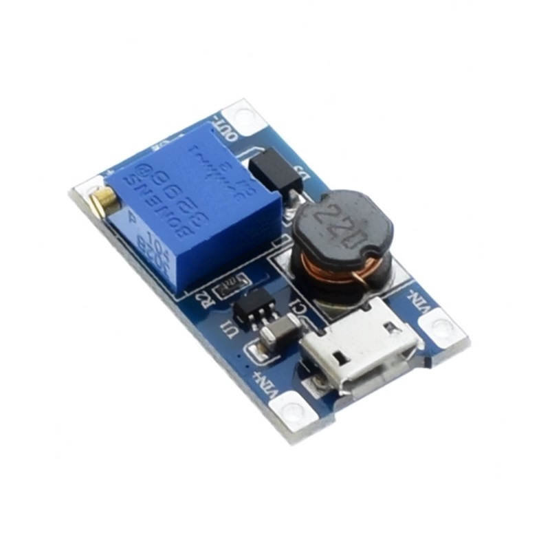 

Повышающий DC-DC преобразователь на MT3608 (micro USB)