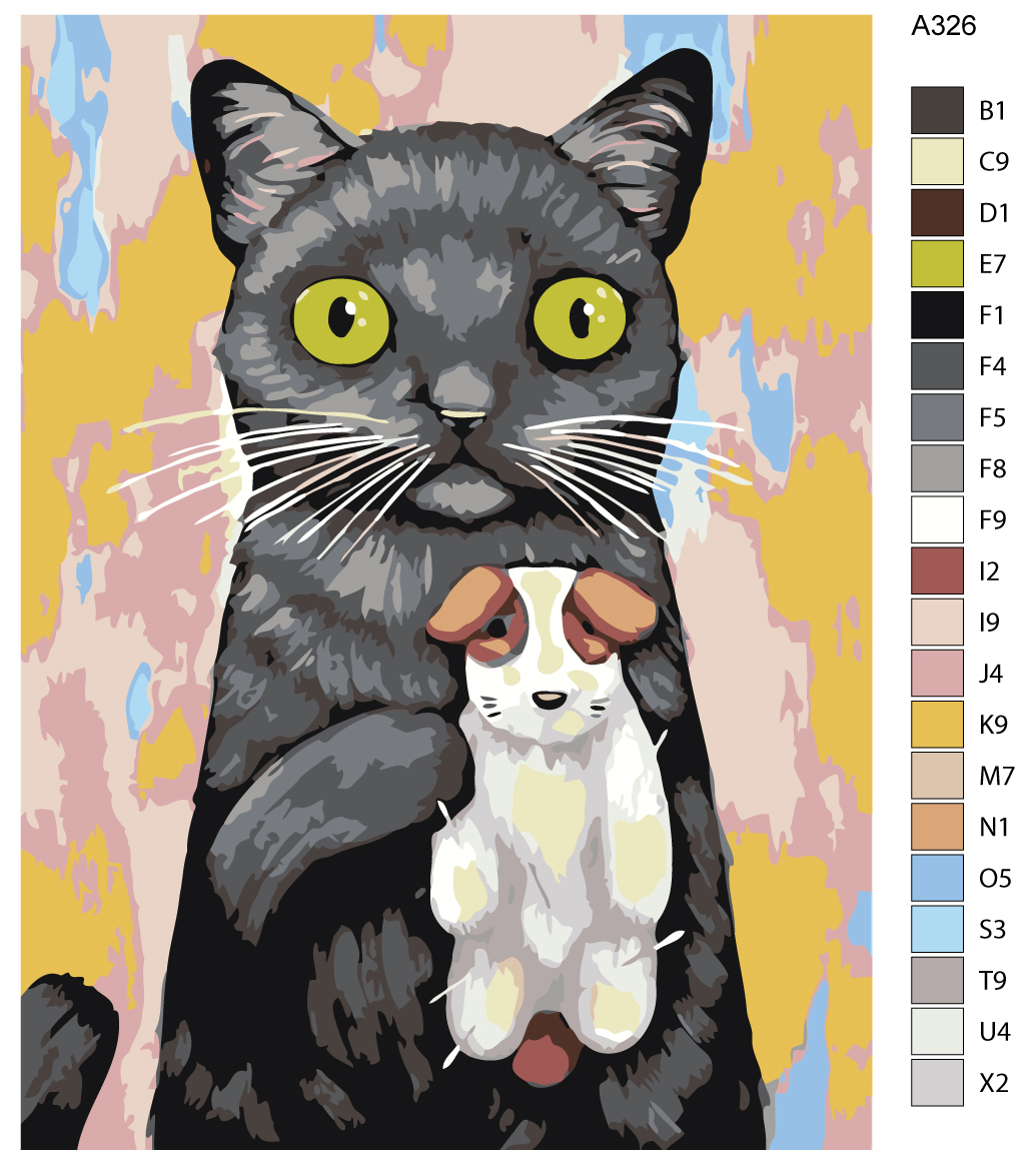 

Картина по номерам, "Живопись по номерам", 36 х 48, A326, A326
