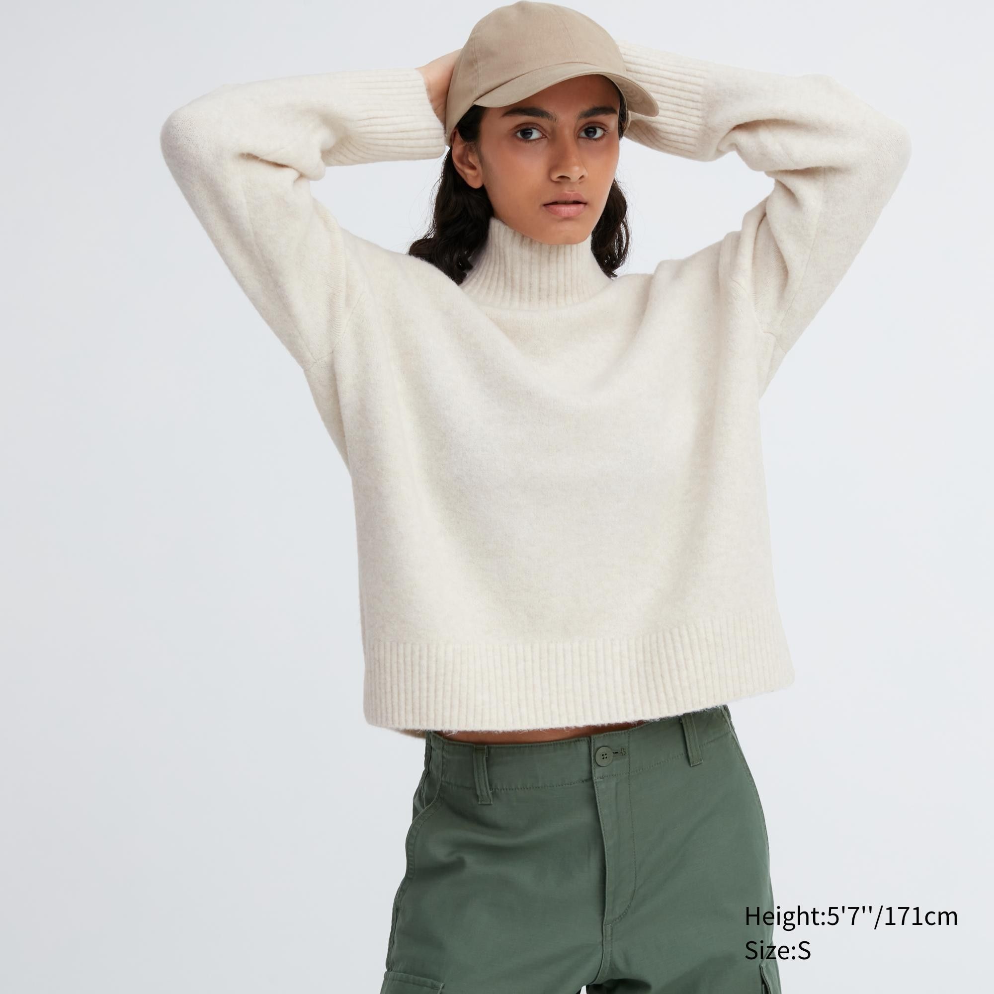 

Свитер женский UNIQLO 461082 белый XS, 461082