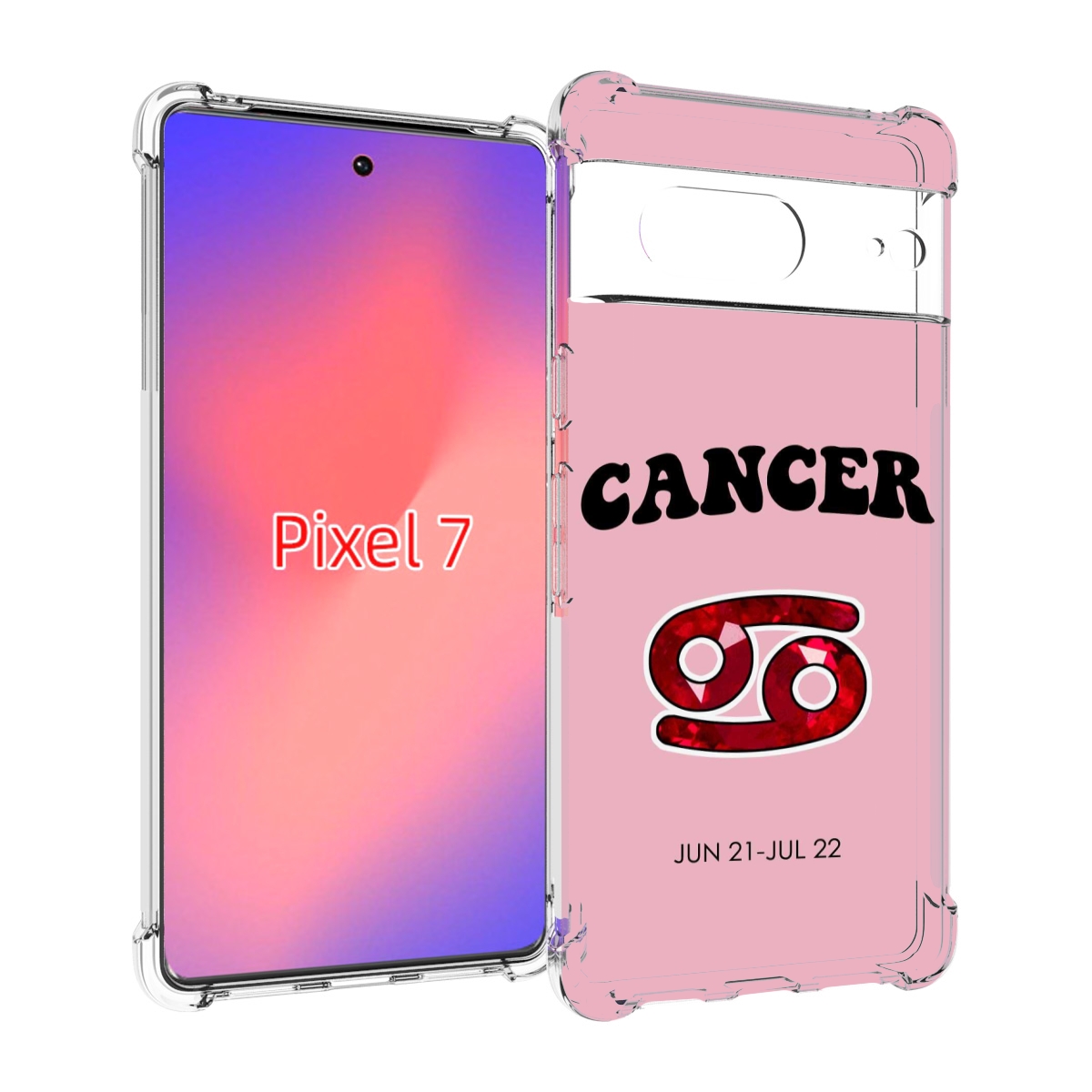 

Чехол Mypads Знак Зодиака Рак 1 Для Google Pixel 7, Прозрачный, Tocco