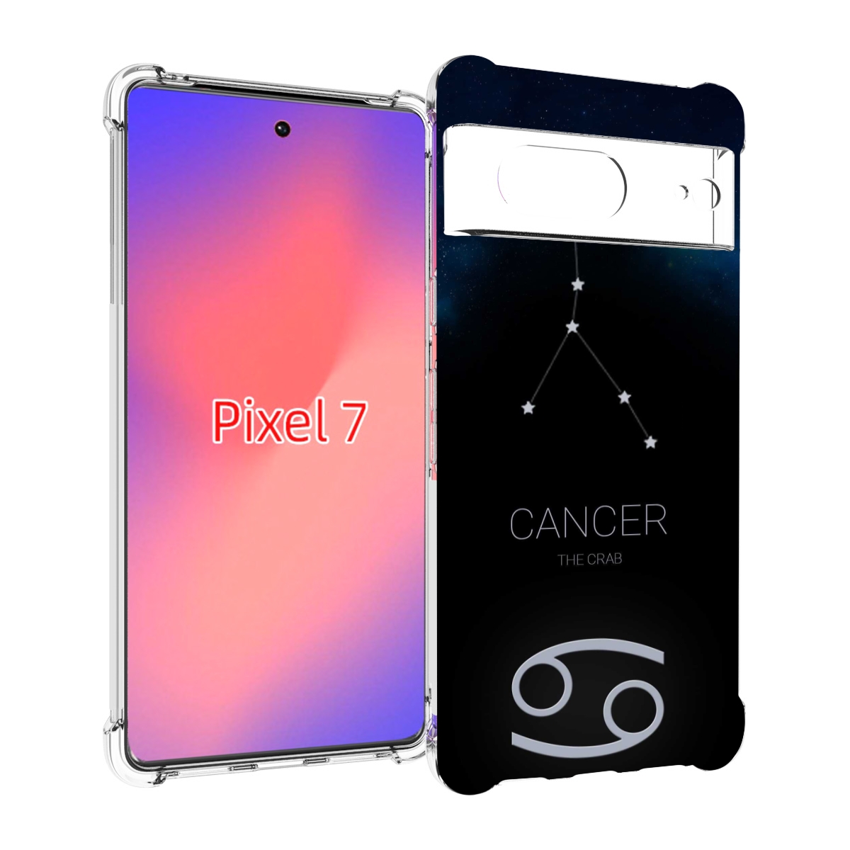 

Чехол Mypads Знак Зодиака Рак 2 Для Google Pixel 7, Прозрачный, Tocco