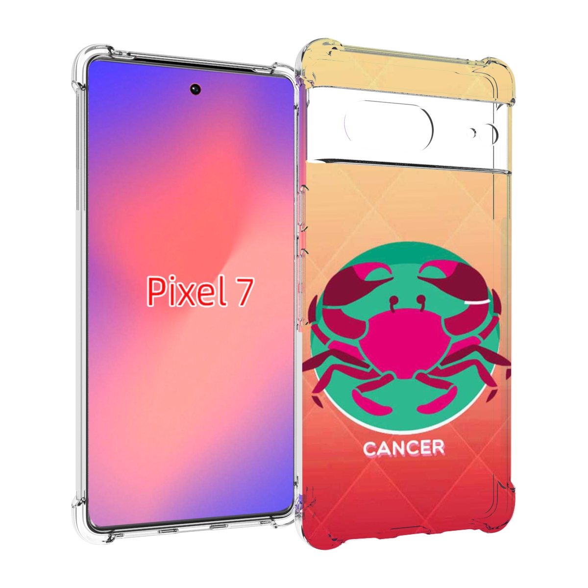 

Чехол Mypads Знак Зодиака Рак 4 Для Google Pixel 7, Прозрачный, Tocco