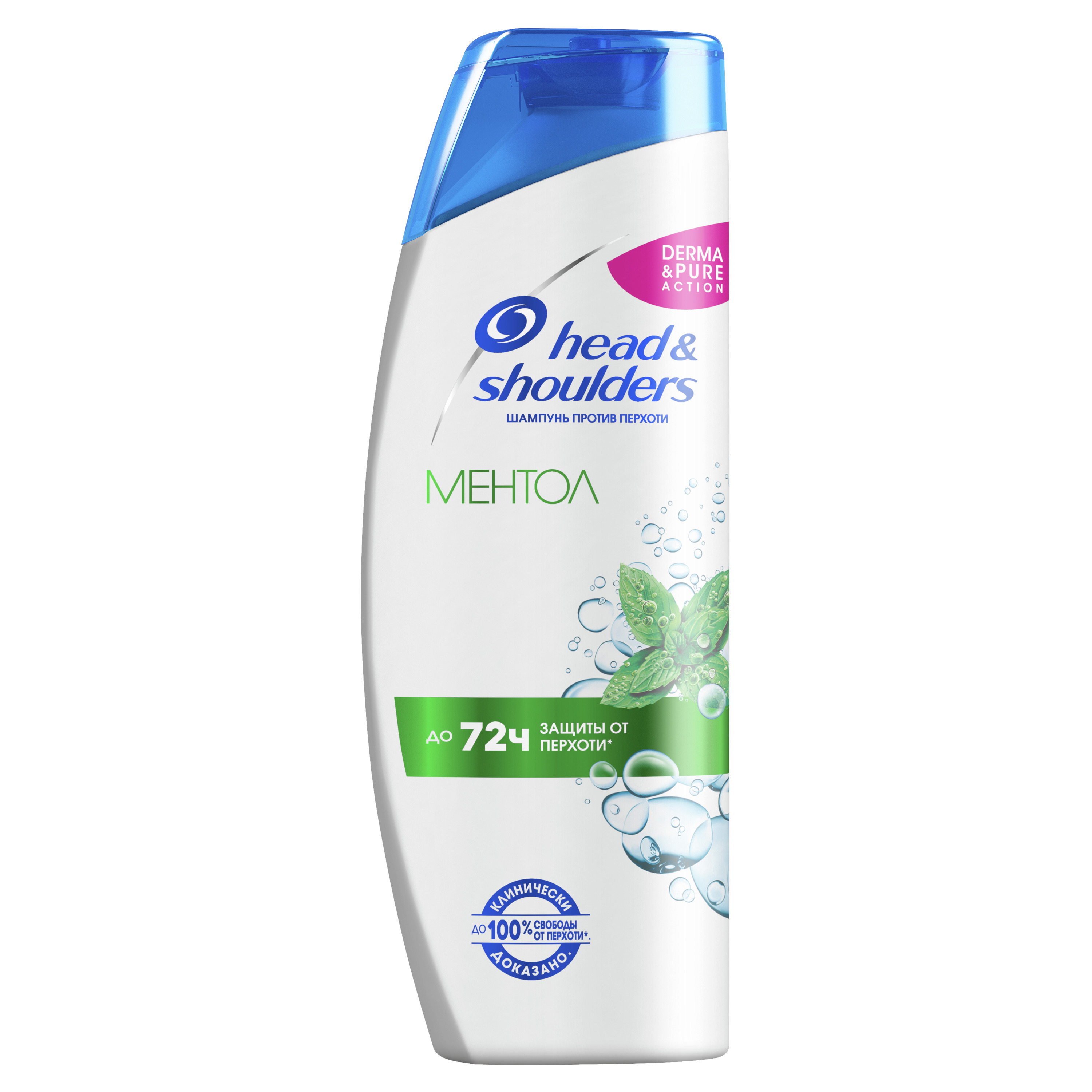 фото Шампунь против перхоти head&shoulders derma&pure формула ментол 200 мл head & shoulders