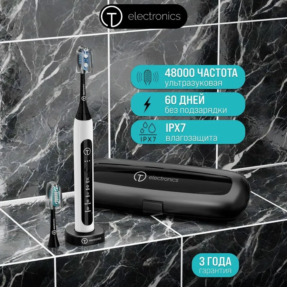 

Электрическая зубная щетка Titan Electronics TELTB0001 белый, TELTB0001