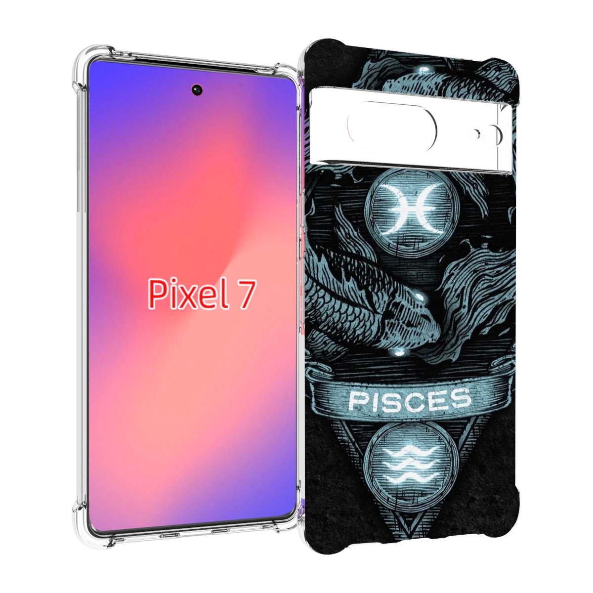 

Чехол Mypads Знак Зодиака Рыбы 4 Для Google Pixel 7, Прозрачный, Tocco
