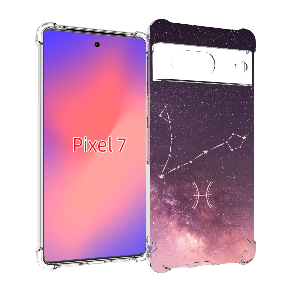 

Чехол Mypads Знак Зодиака Рыбы 5 Для Google Pixel 7, Прозрачный, Tocco