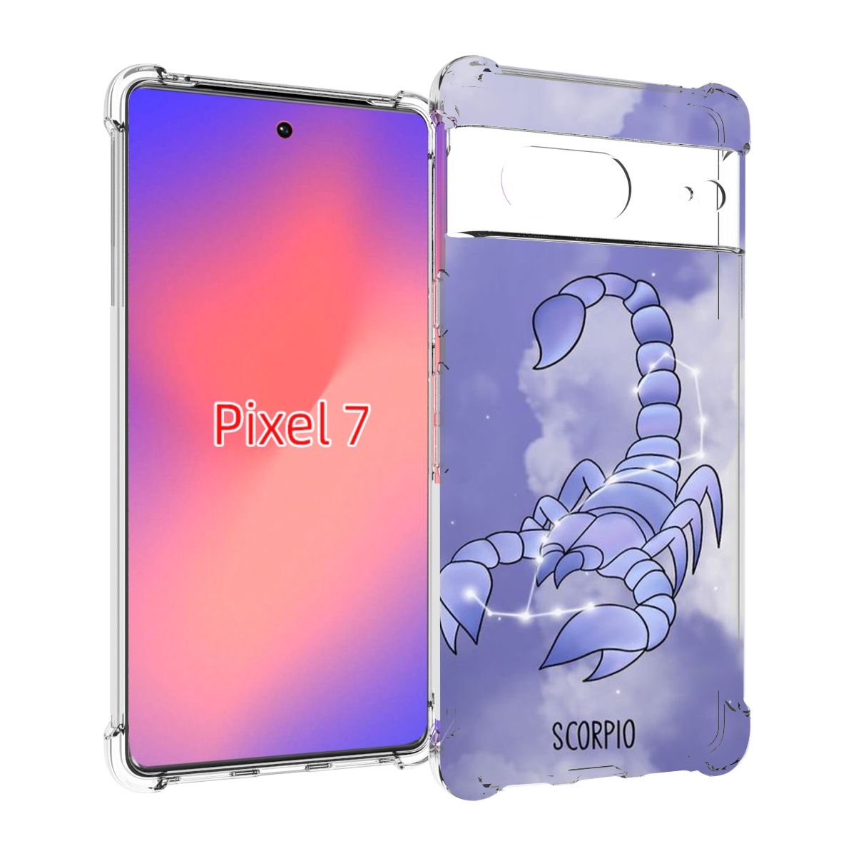 

Чехол Mypads Знак Зодиака Скорпион 2 Для Google Pixel 7, Прозрачный, Tocco