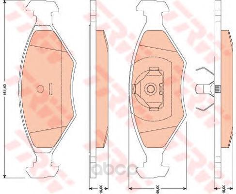 

Колодки VW GOL COUNTRY II 1.4 [1995/08-1999/07],