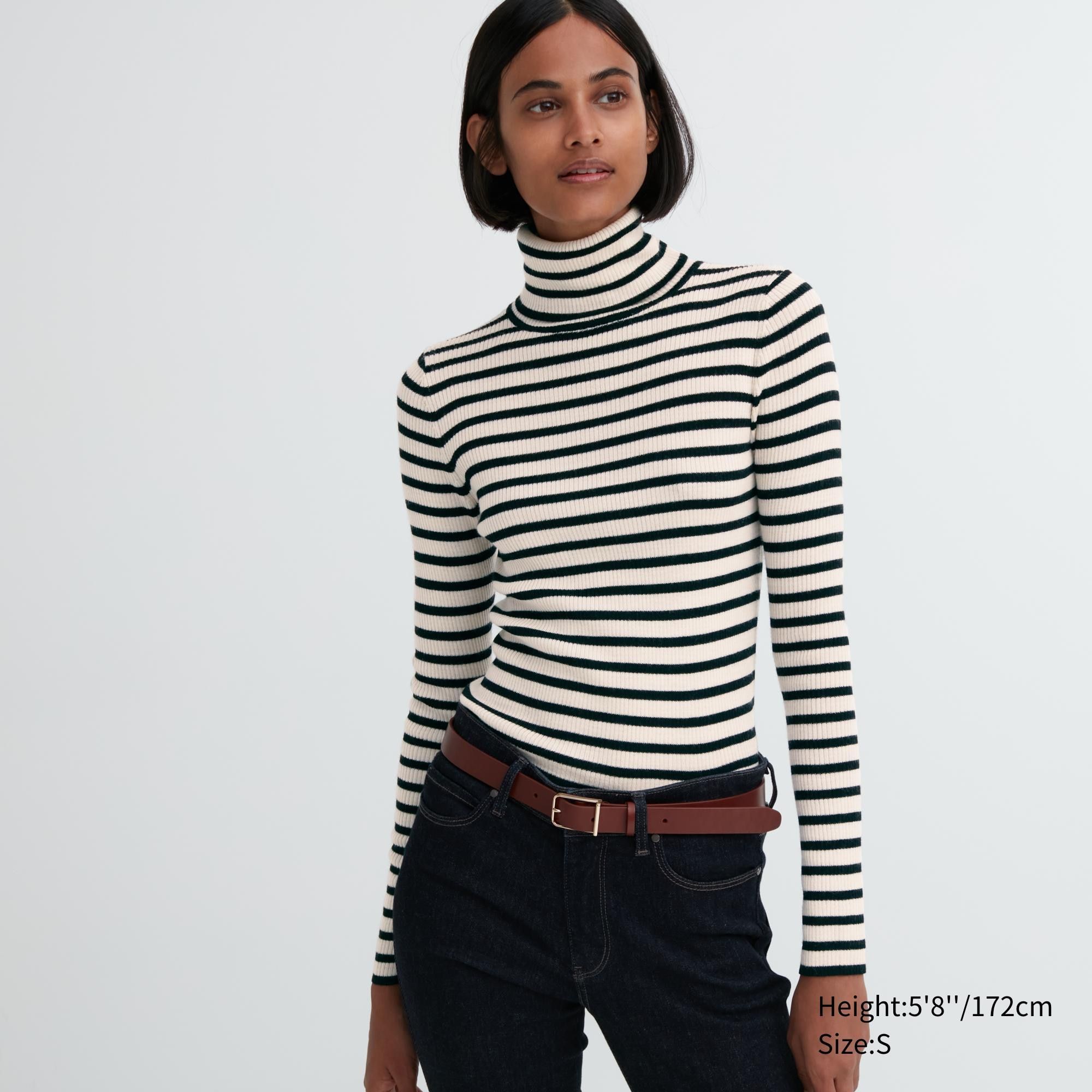 

Водолазка женская UNIQLO 462522 белая S, Белый, 462522