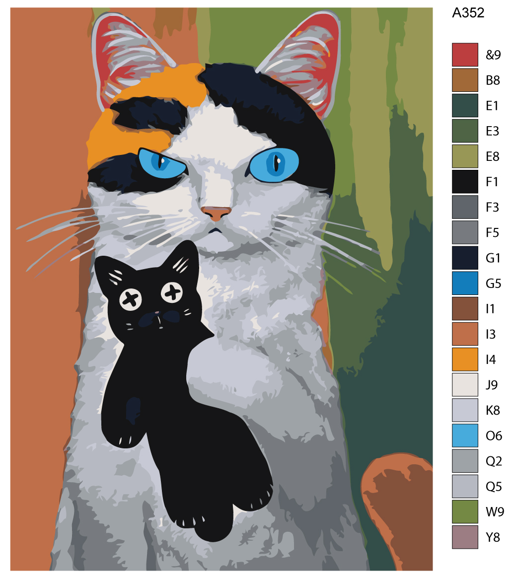 

Картина по номерам, "Живопись по номерам", 36 х 48, A352, A352