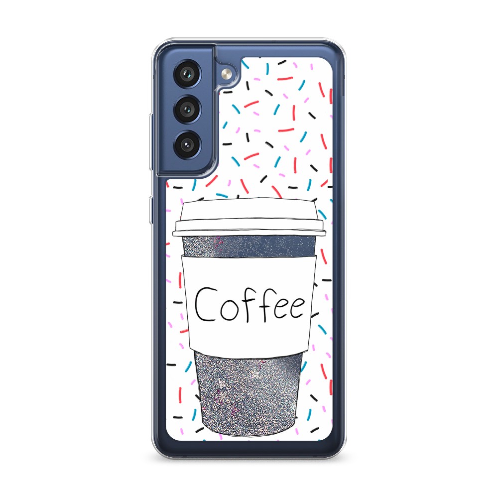 

Чехол Awog "Coffee прозрачный стакан" на Samsung Galaxy S21 FE, 2103091-1
