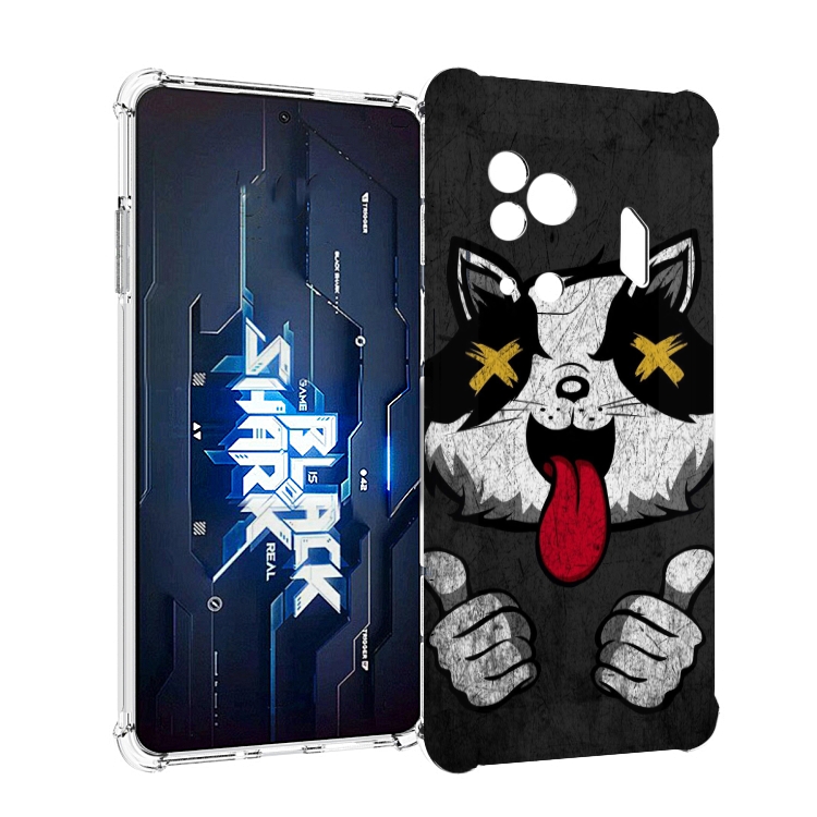 

Чехол MyPads классный зверек для Xiaomi Black Shark 5 Pro, Прозрачный, Tocco