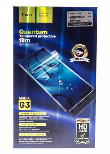 

Защитная пленка HOCO Quantom fast attach HD film (G3) для Samsung S10+ прозрачное