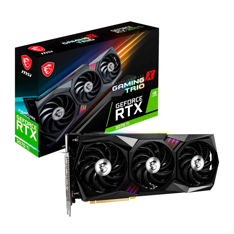 Видеокарта MSI NVIDIA GeForce RTX 3070 Ti Gaming X TRIO (RTX 3070 Ti GAMING X TRIO 8G)