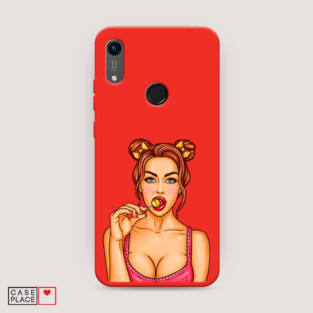 

Чехол Awog на Huawei Y6 2019/Honor 8a/8a Pro/Y6s "Вкусный леденец", Разноцветный